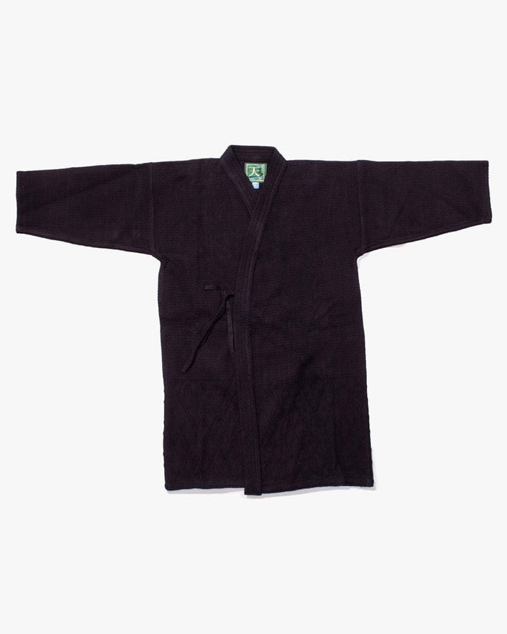 Modern Dougi Jacket, Double Weave, Natural Indigo Dye - 3