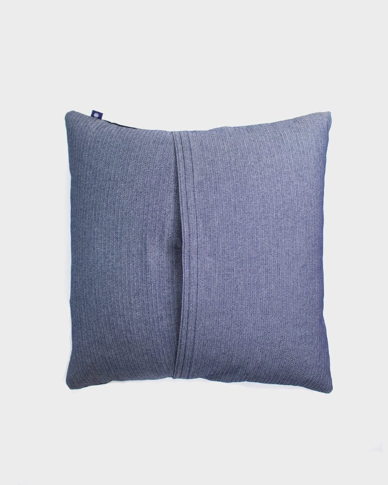 Kiriko Original Pillow, Split Indigo, Blue and White Jyuji