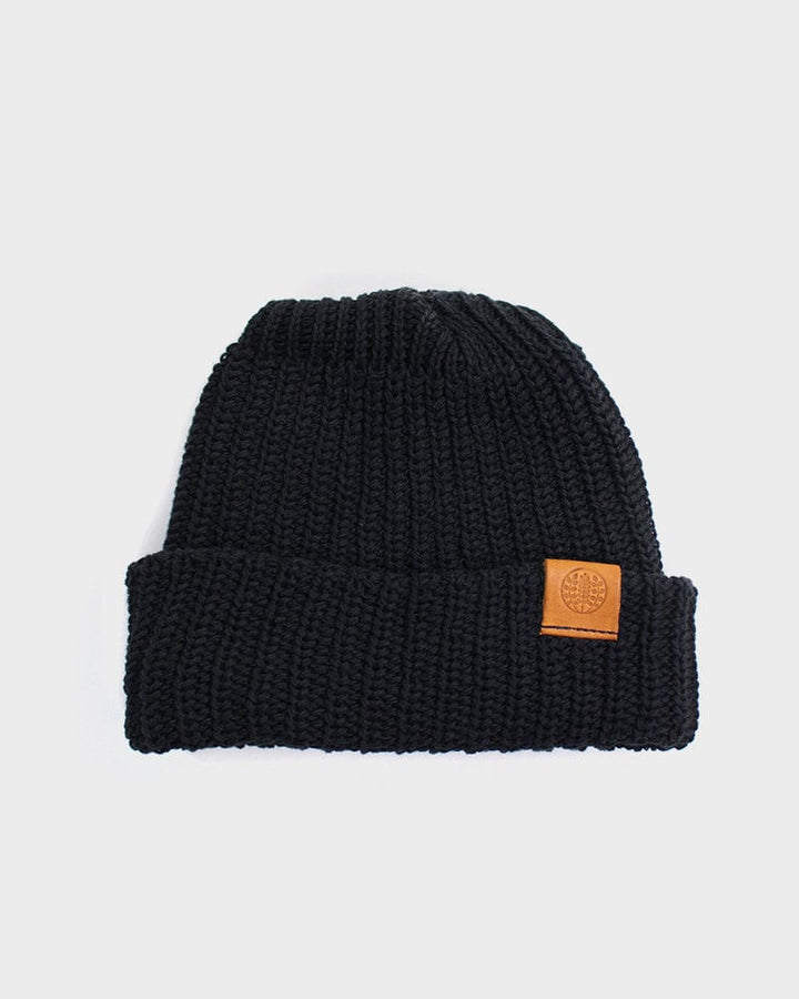 Kiriko Original Knit Cap, Black, 6 ˝