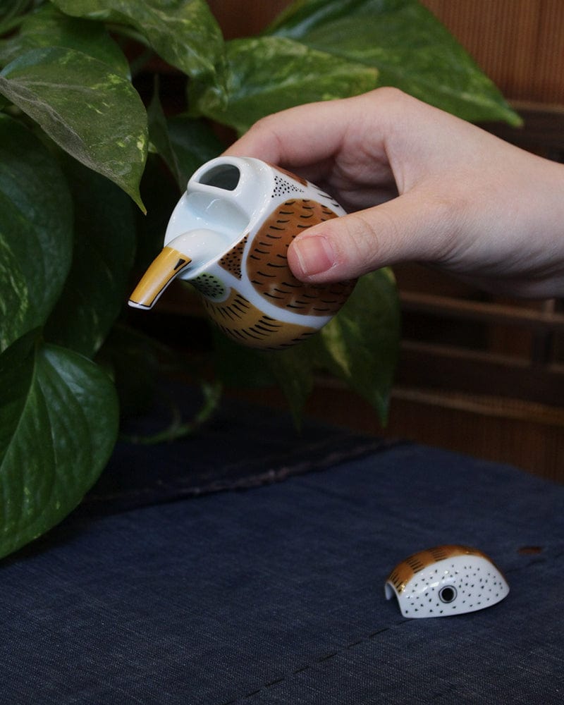 Kouraku Kiln Soy Sauce Dispenser, Small Suzume