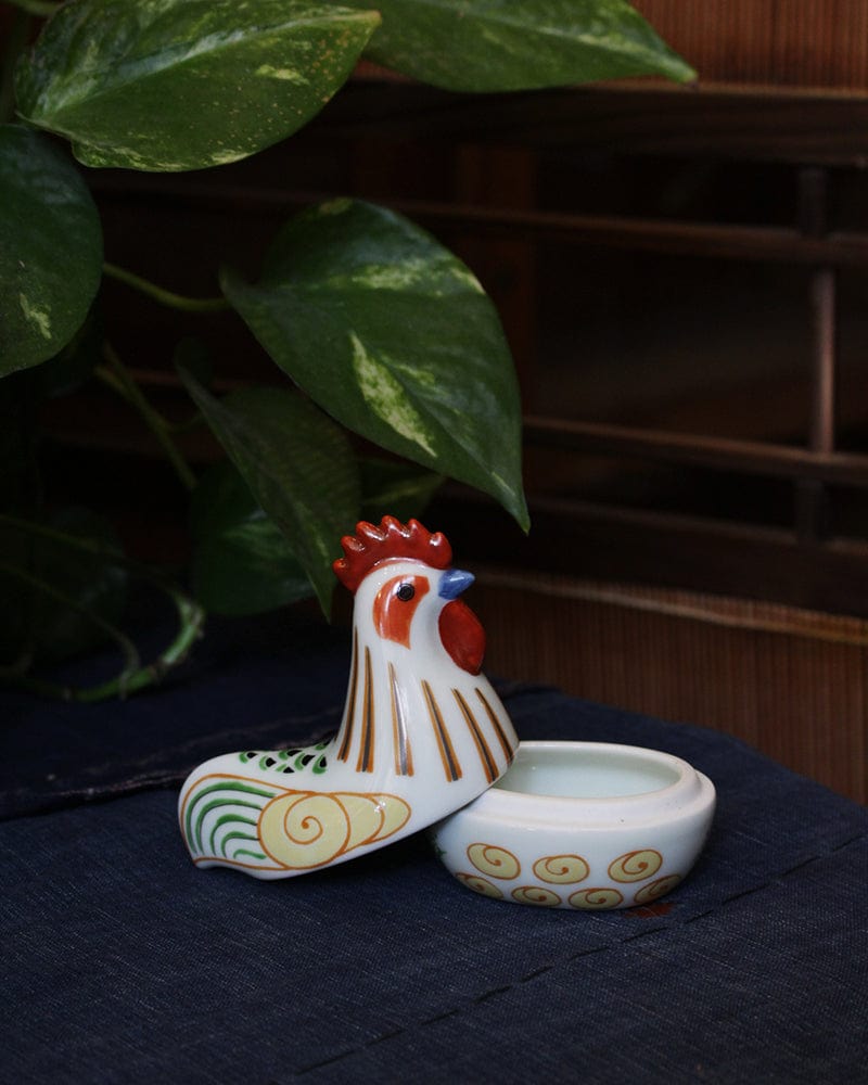 Kouraku Kiln Zodiac Ceramics, Rooster