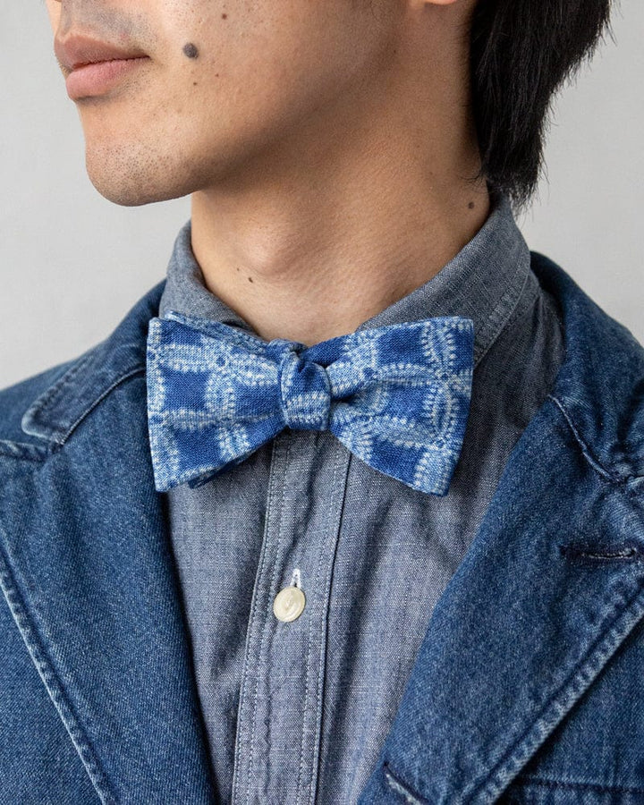 Kiriko Original Bow Tie, Light Blue Shippou