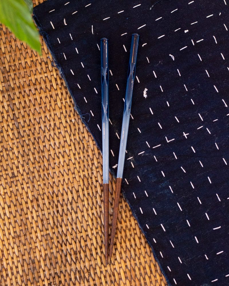 Chopsticks, Kawai, Fit, Blue Gradient