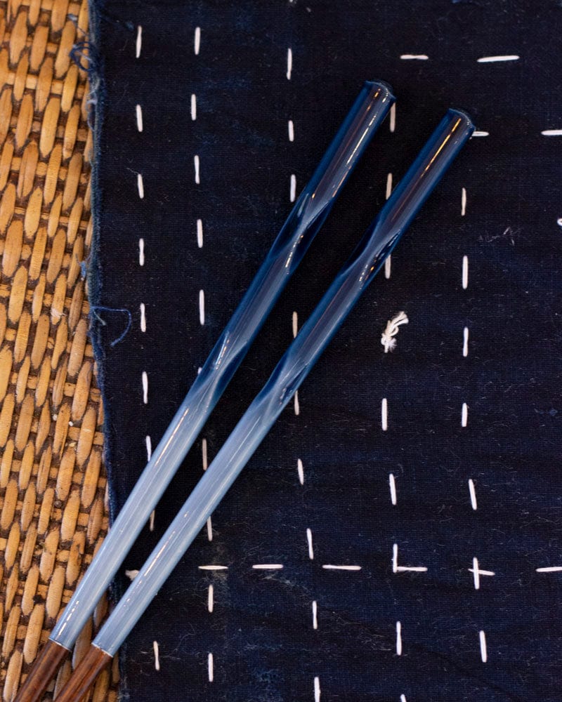 Chopsticks, Kawai, Fit, Blue Gradient