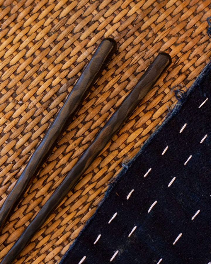 Chopsticks, Kawai, Katana Bori, Charcoal
