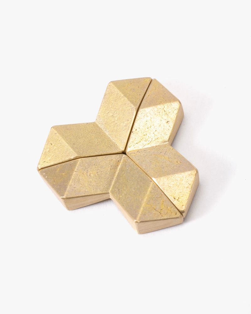 Futagami Brass Chopstick Rest, Crystal, Set of Three