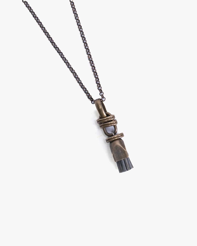 Boet Necklace, Pilar, Grey