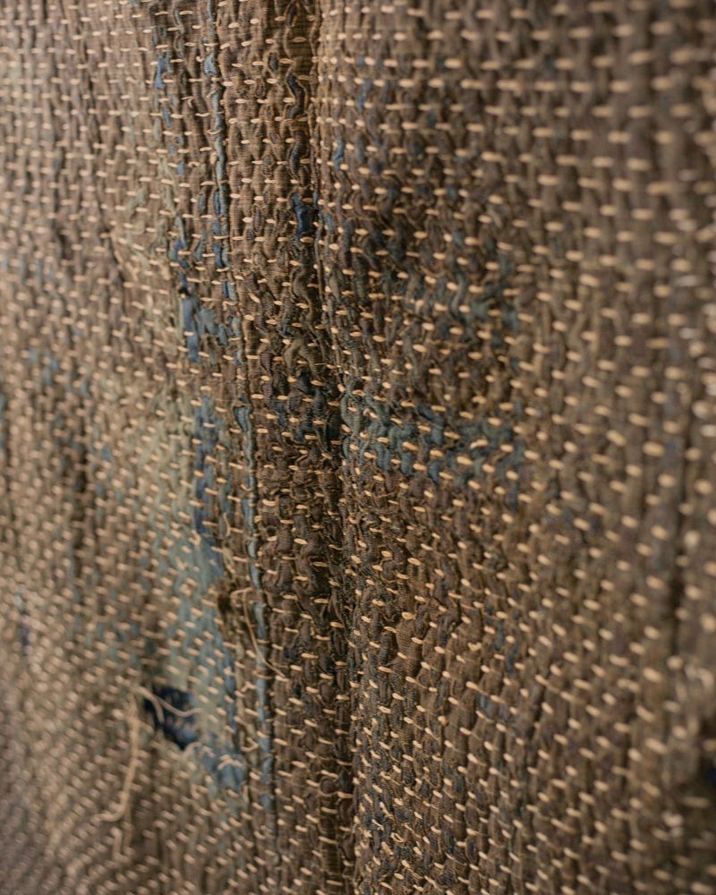 Vintage Boro Blanket, Patched with Sashiko Stitching