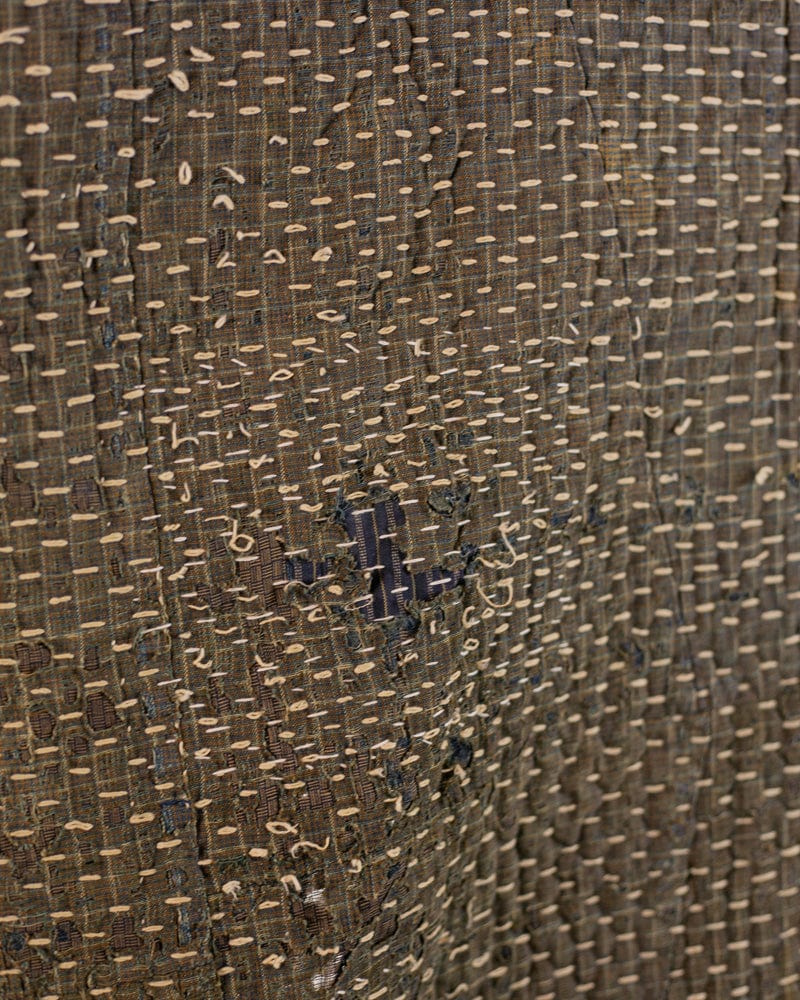 Vintage Boro Blanket, Patched with Sashiko Stitching