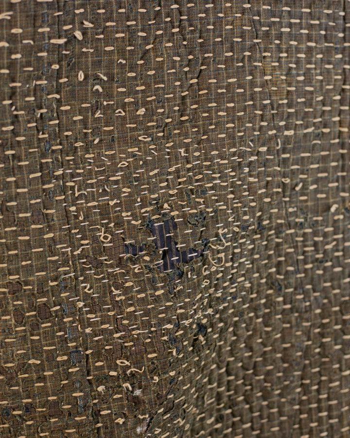 Vintage Boro Blanket, Patched with Sashiko Stitching