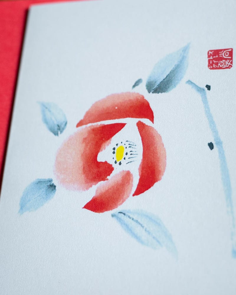 Greeting Cards, Card with Envelope, Tsubaki