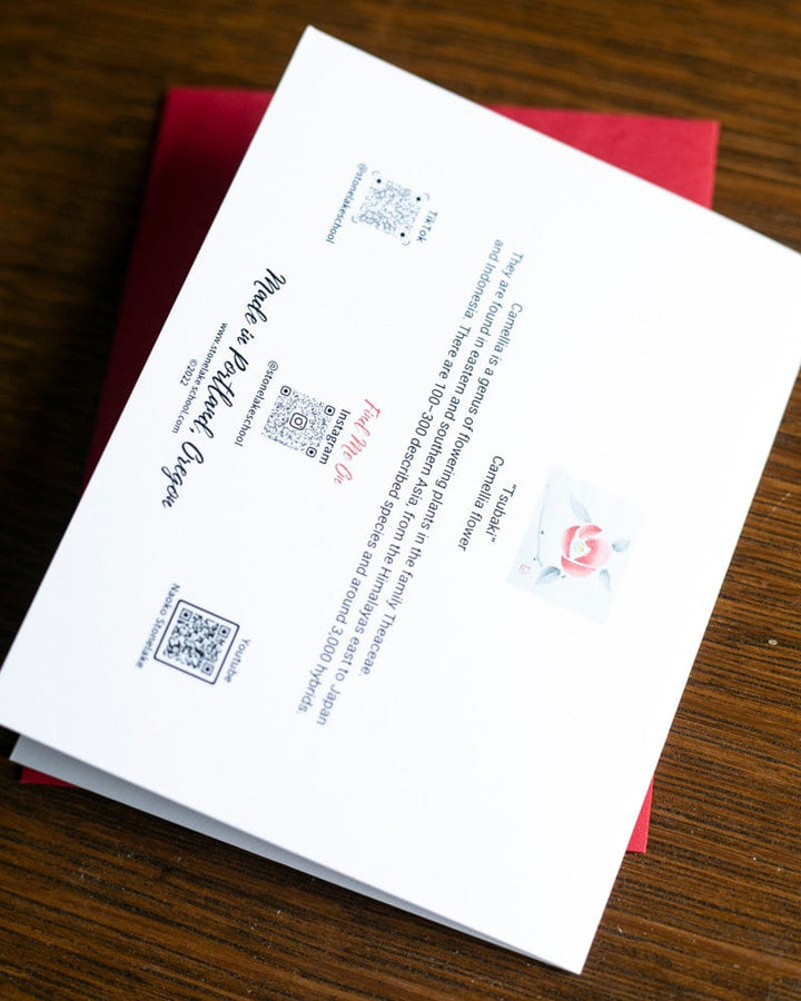 Greeting Cards, Card with Envelope, Tsubaki