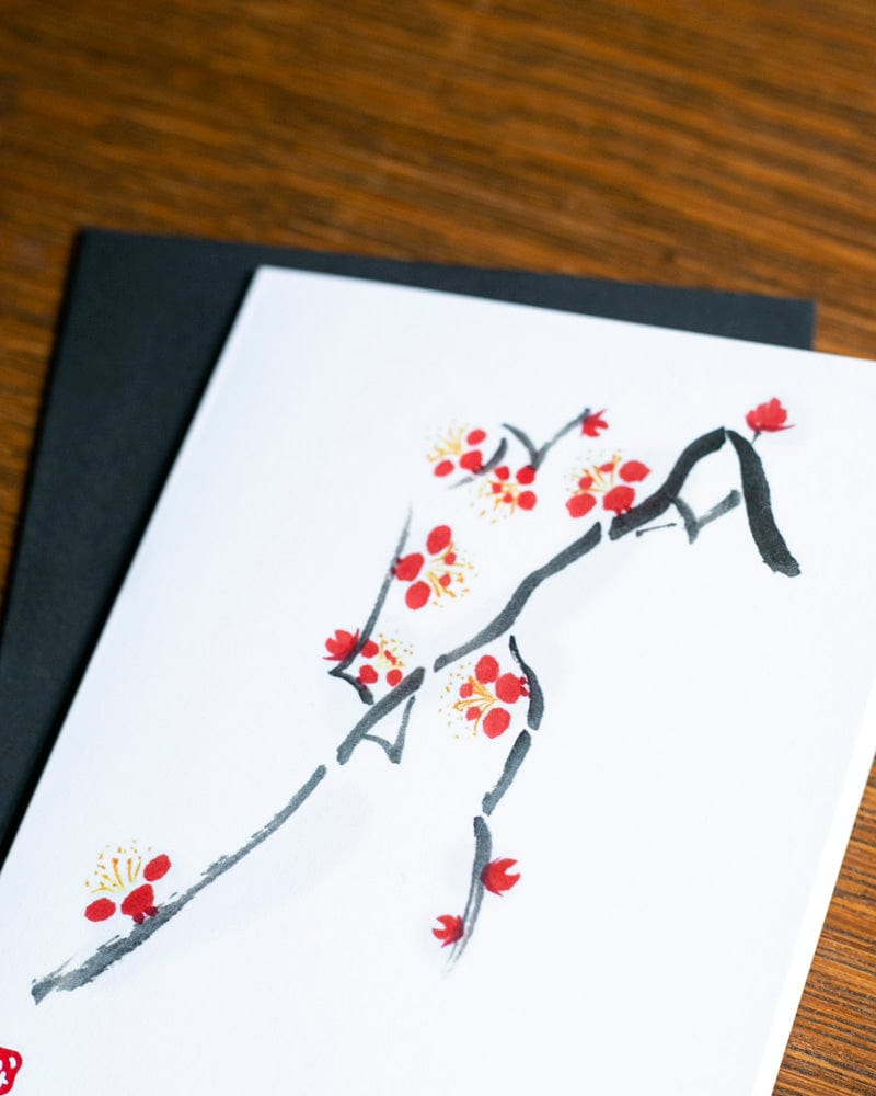 Greeting Cards, Card with Envelope, Ume
