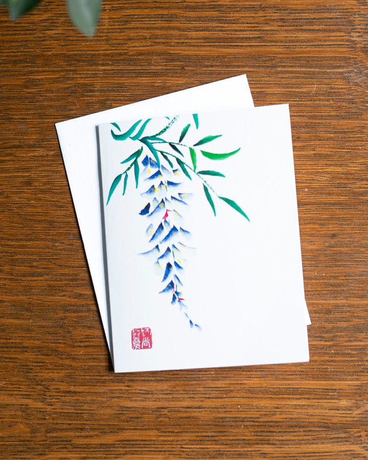 Postcards, Card with Envelope, Wisteria