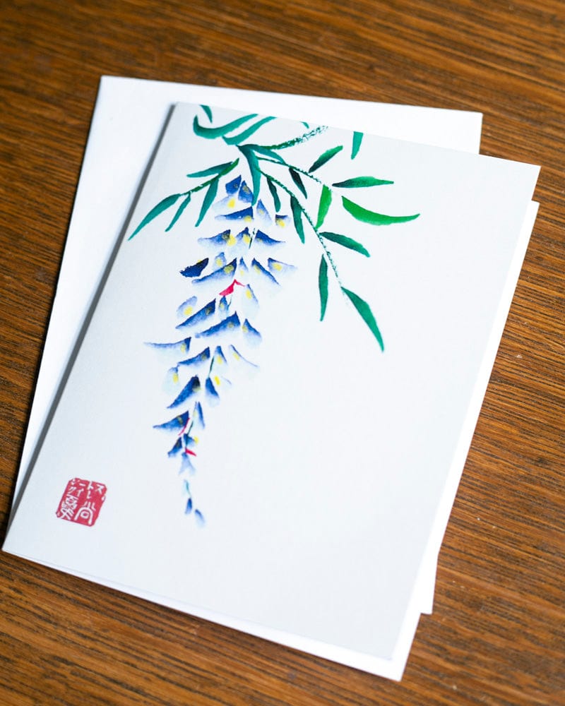 Greeting Cards, Card with Envelope, Wisteria