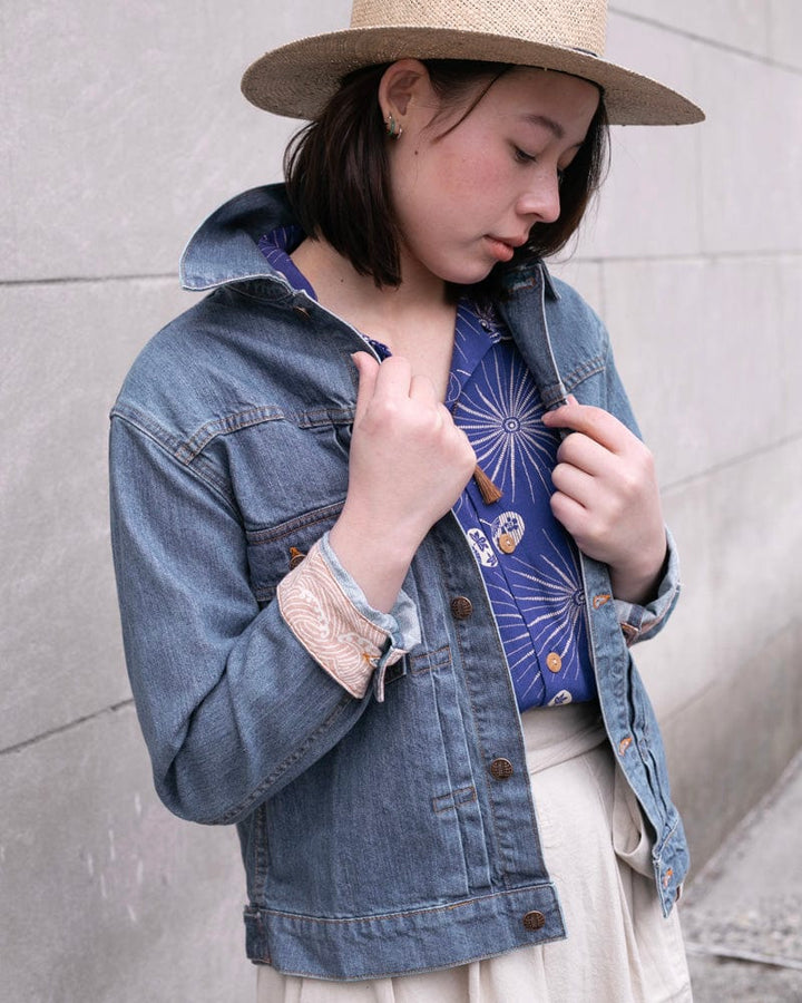 Kiriko Original Denim Jacket, Type II, Bleached Nami