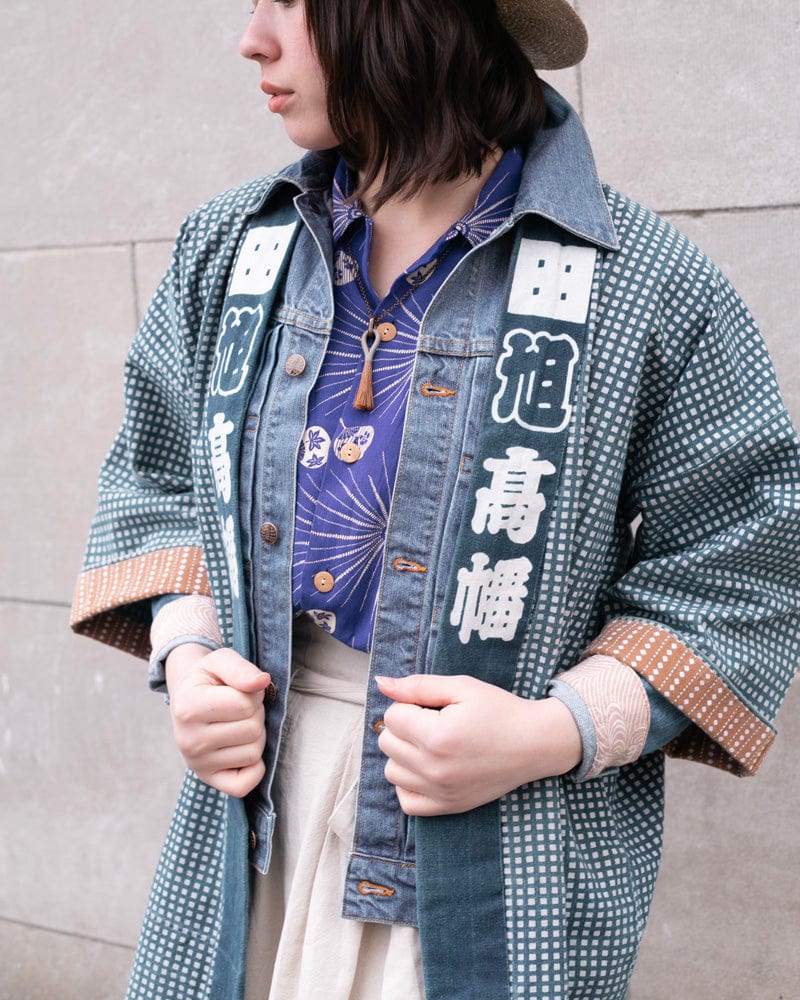Kiriko Original Denim Jacket, Type II, Bleached Nami