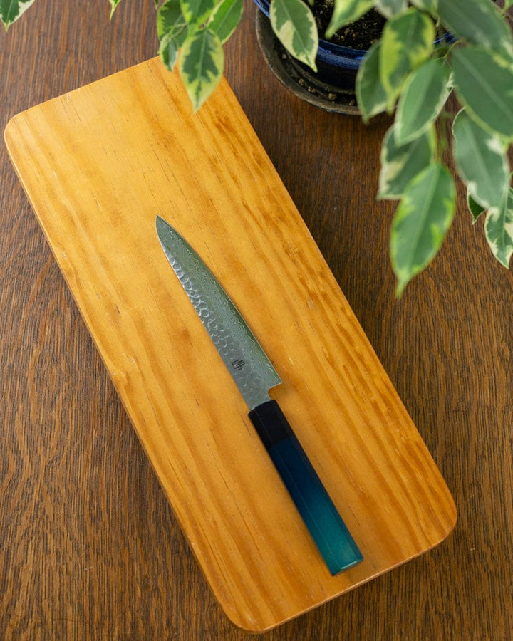Japanese Knife, Edit Japan, Petty Knife 15cm, with Indigo Dyed Handle
