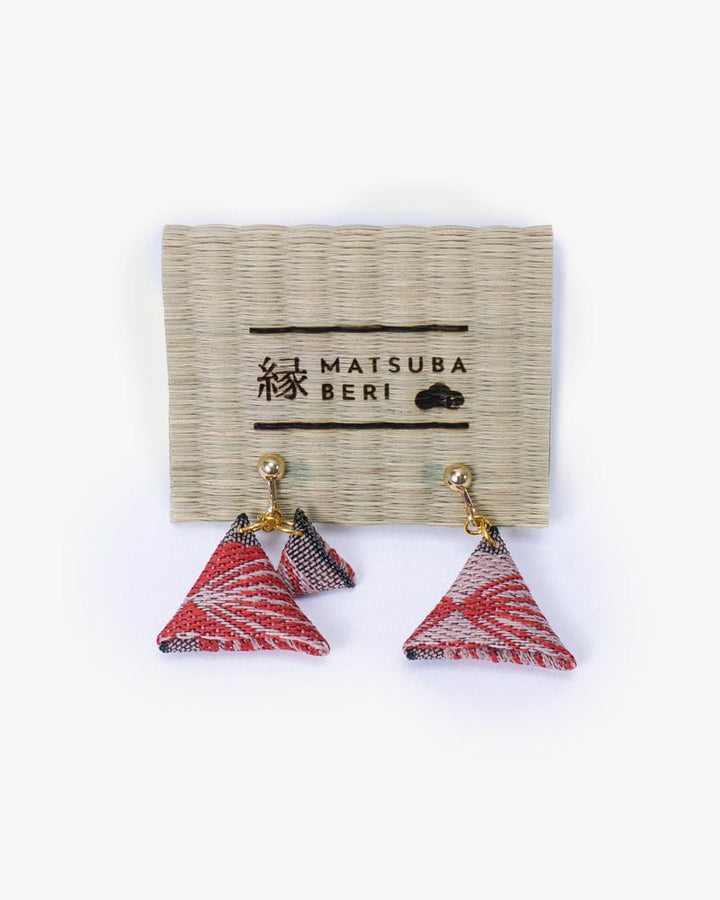 Matsuba Tatami, Earring, Red