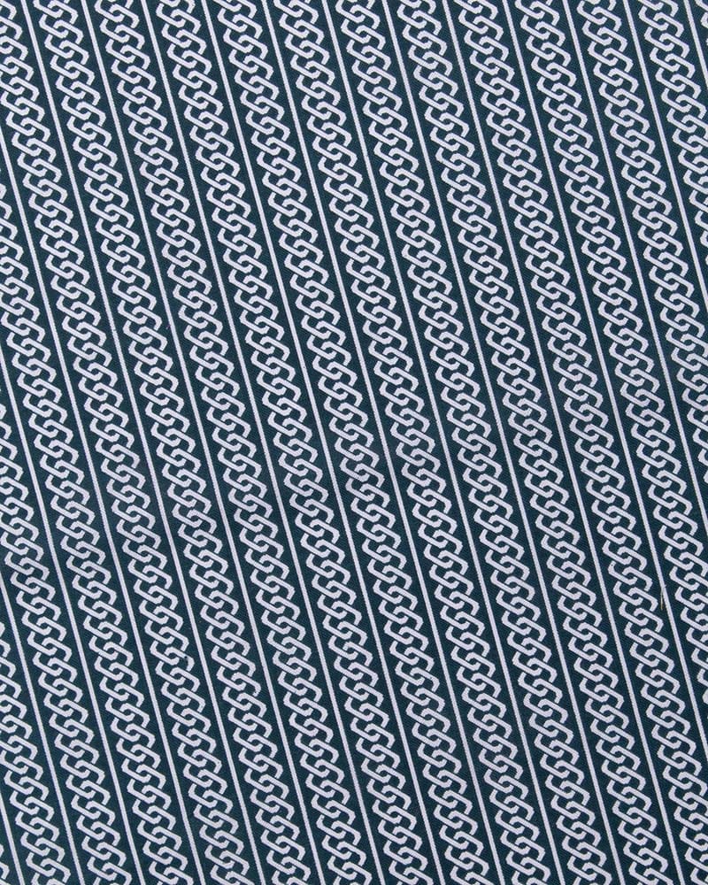 Tenugui, Classic, Komon, Teal Yoshiwara Shima