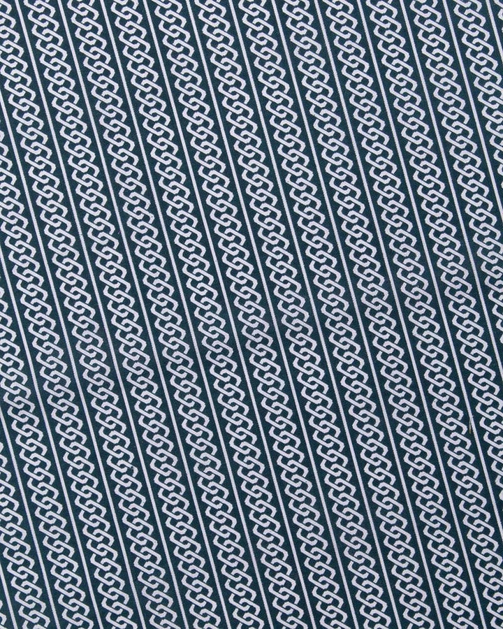 Tenugui, Classic, Komon, Teal Yoshiwara Shima