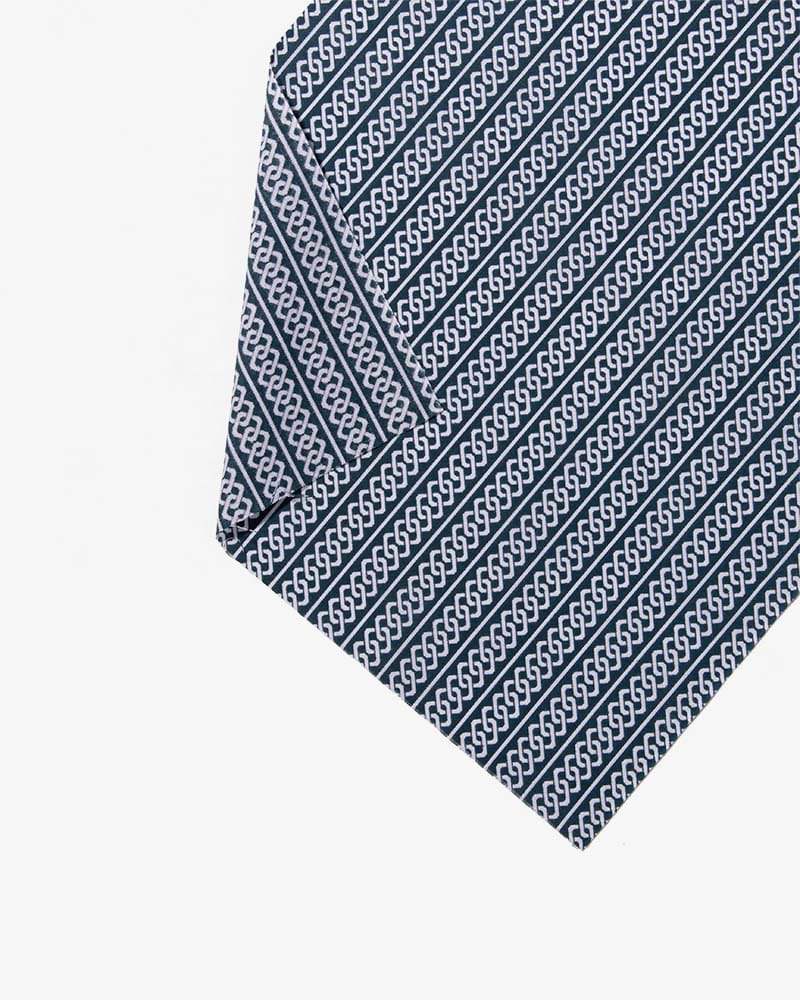 Tenugui, Classic, Komon, Teal Yoshiwara Shima