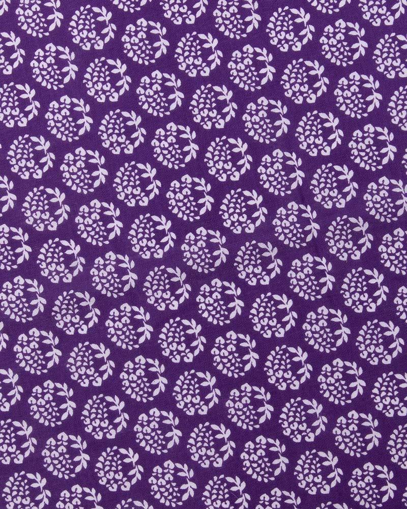 Tenugui, Classic, Komon, Purple Fuji (Wisteria)