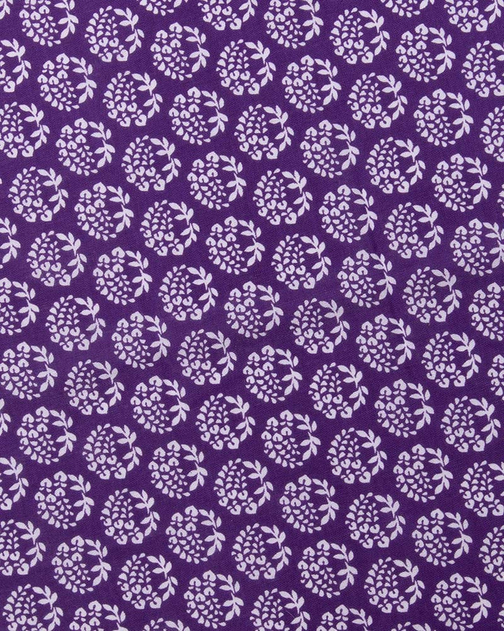 Tenugui, Classic, Komon, Purple Fuji (Wisteria)