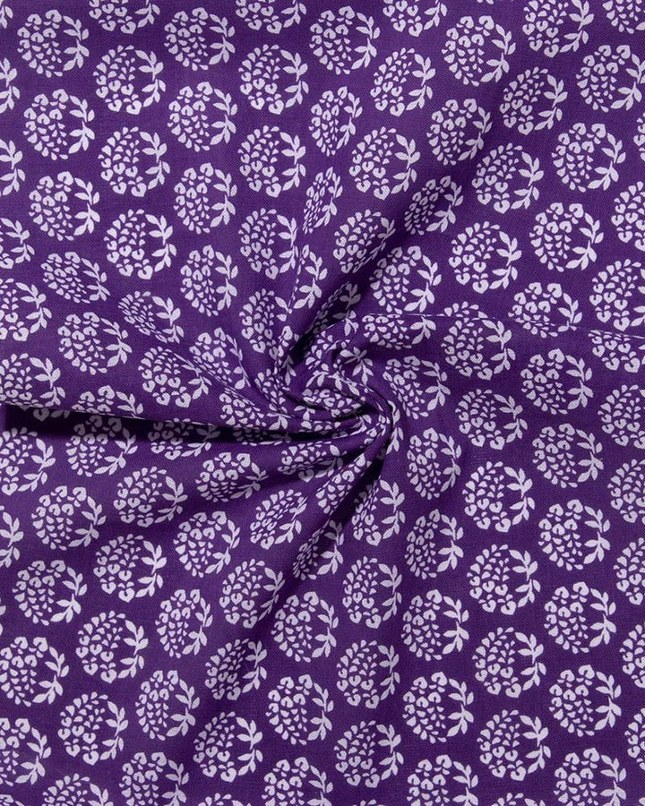 Tenugui, Classic, Komon, Purple Fuji (Wisteria)