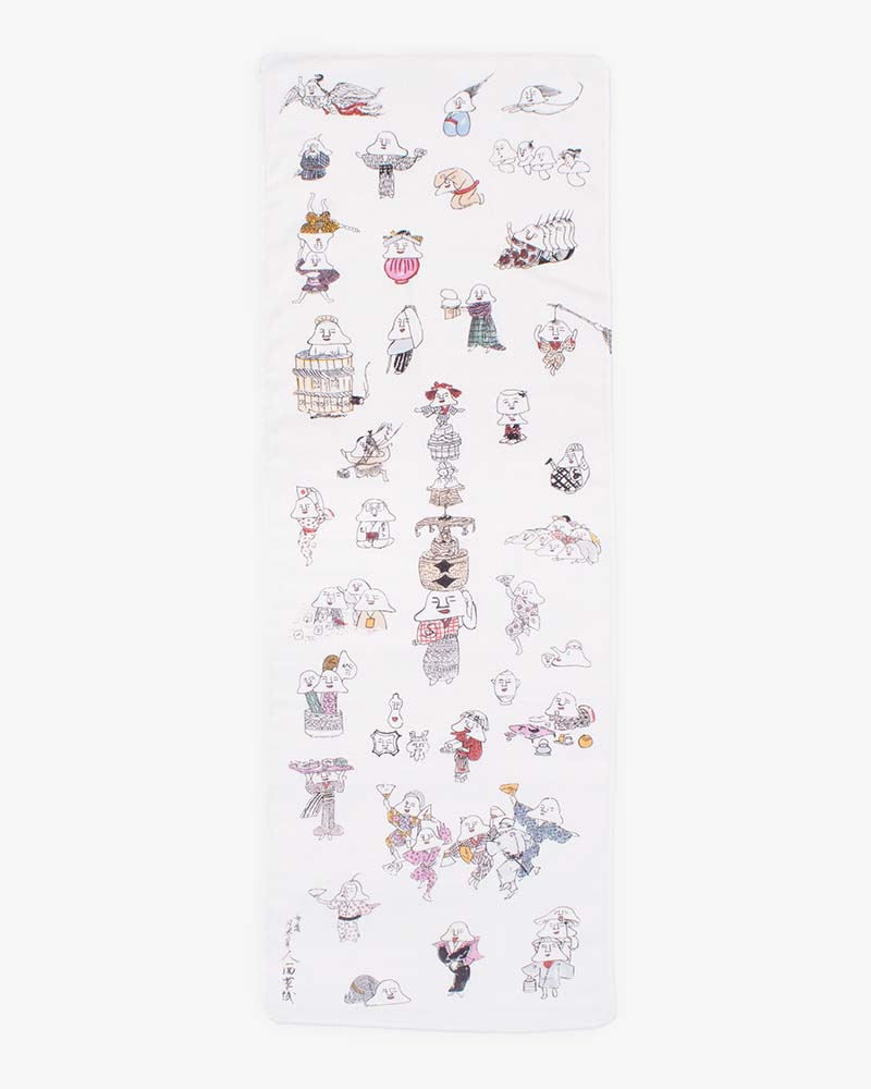 Tenugui, Double Gauze, Yokai, Jinmen Soushi