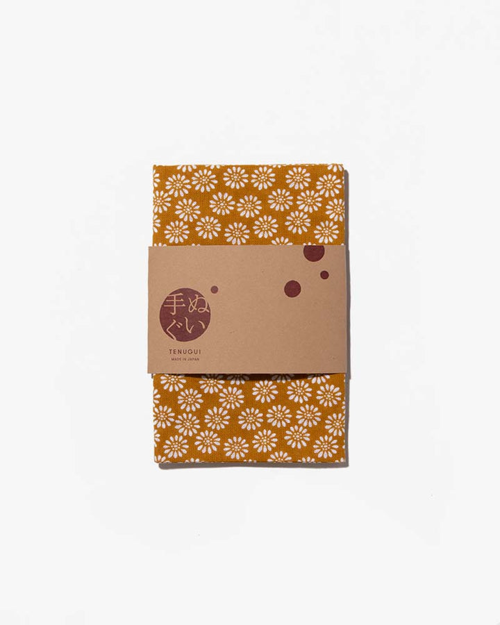 Tenugui, Classic, Komon, Kogiku (Small Chrysanthemum)