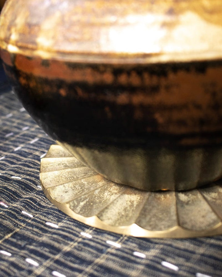 Futagami Brass Trivet, Sun