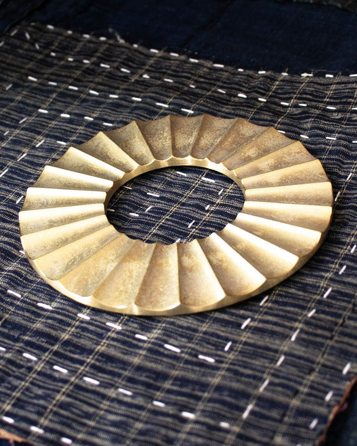 Futagami Brass Trivet, Sun