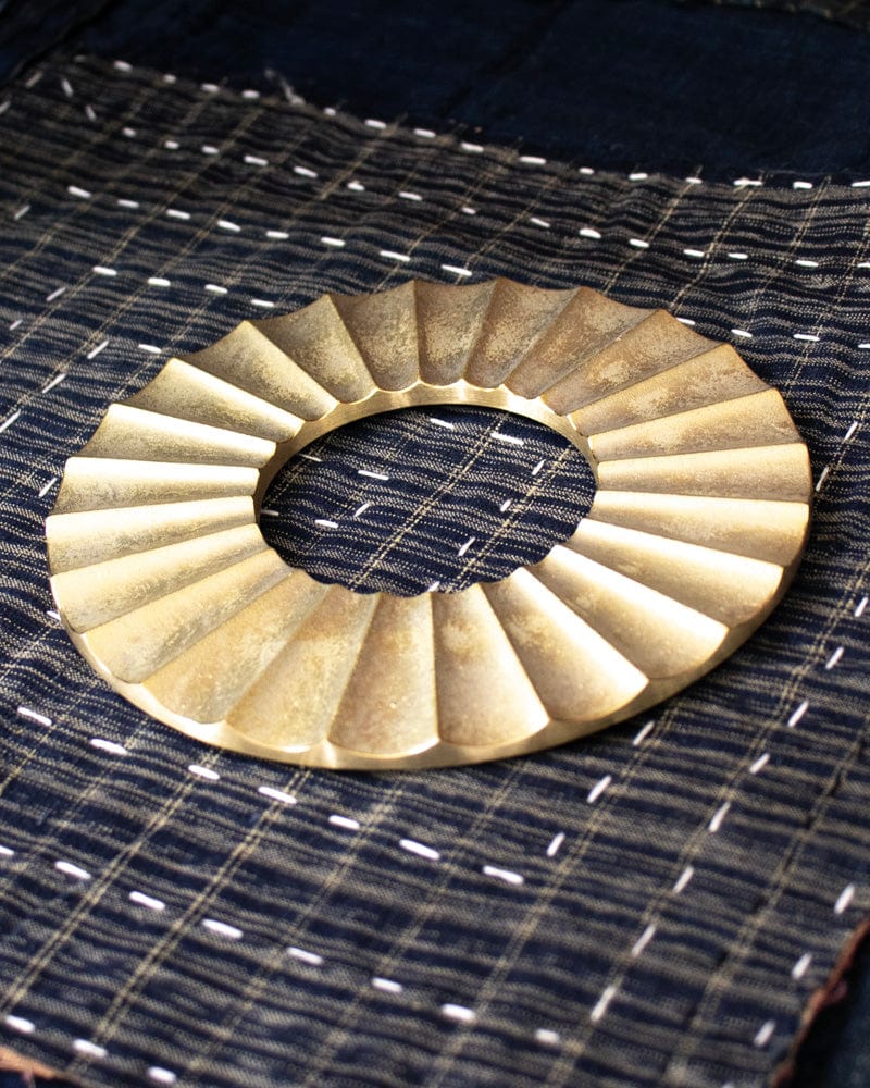 Futagami Brass Trivet, Sun