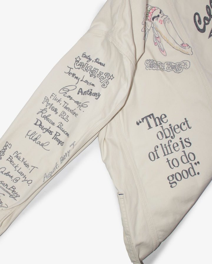 Japanese Repro Denim College Jacket, Sugar Cane Brand - L