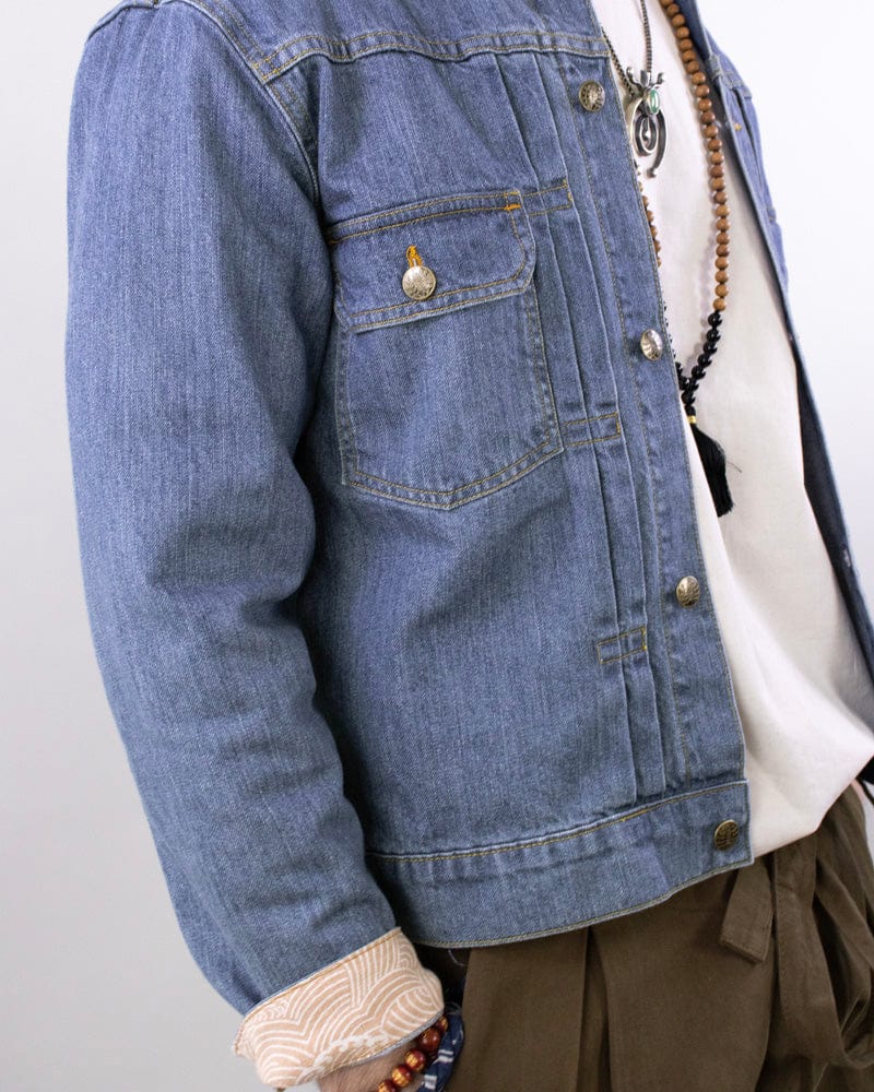 Kiriko Original Denim Jacket, Type II, Bleached Nami