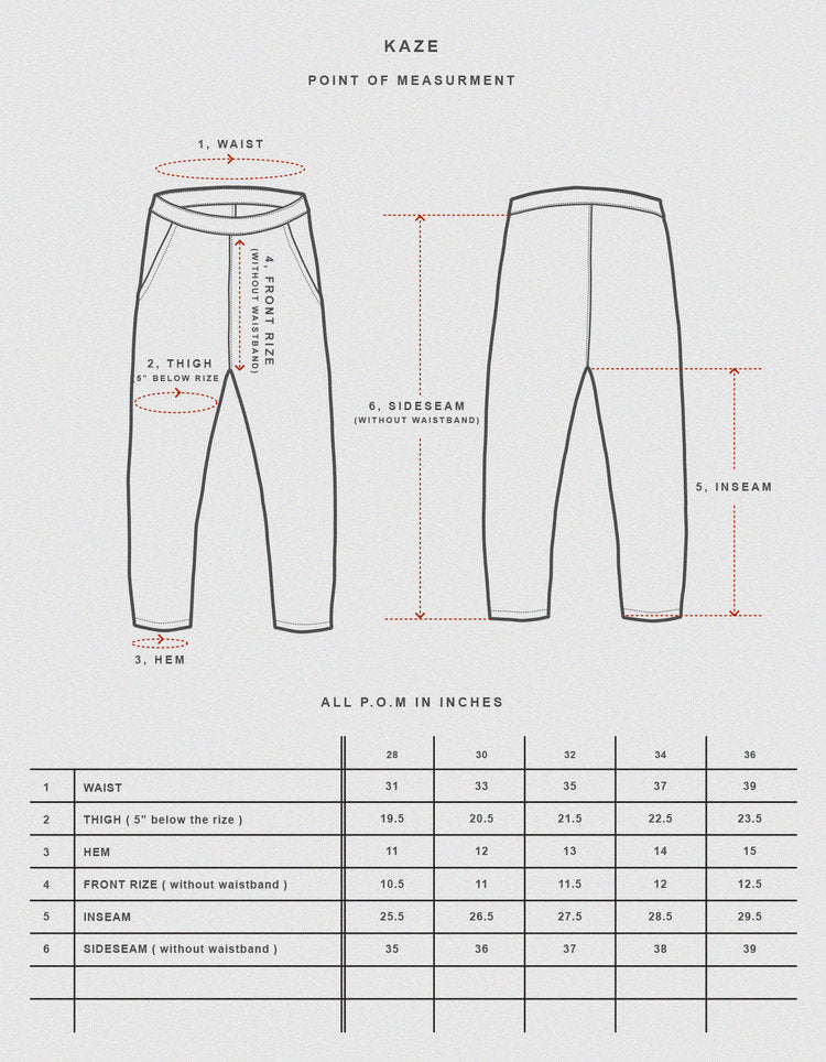 Prospective Flow Pants, Kaze, Faded Black
