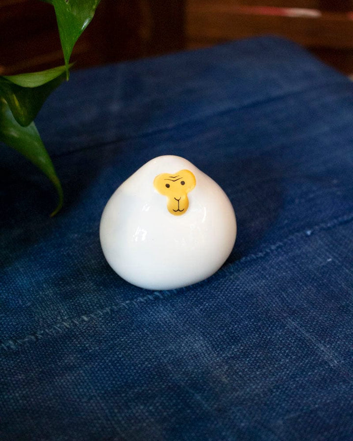 Kouraku Kiln Daruma, White Monkey