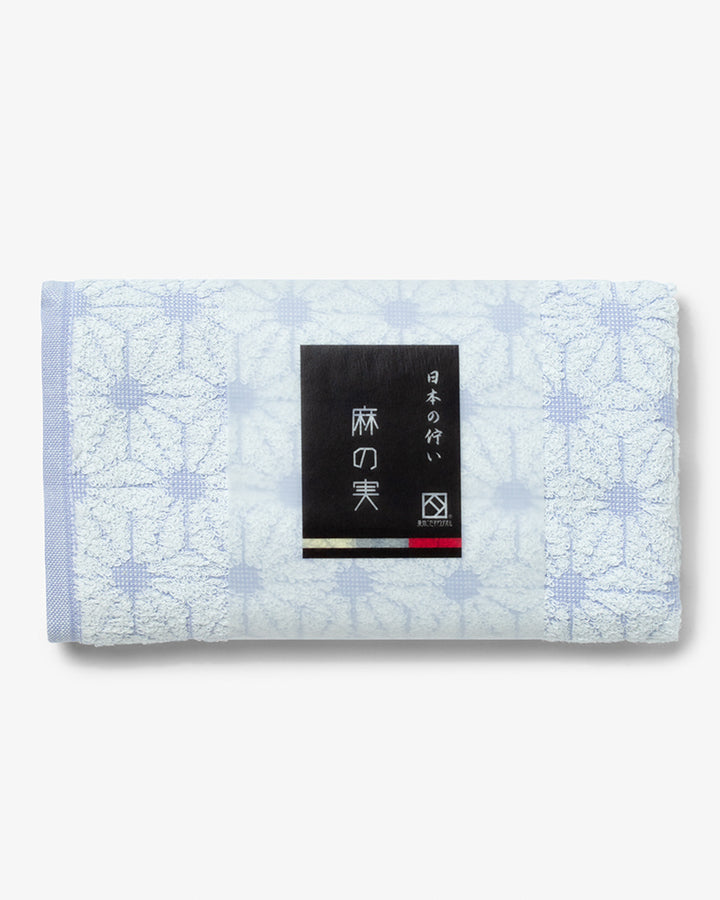 Fukuroya Face Towel, Lavender Asanoha