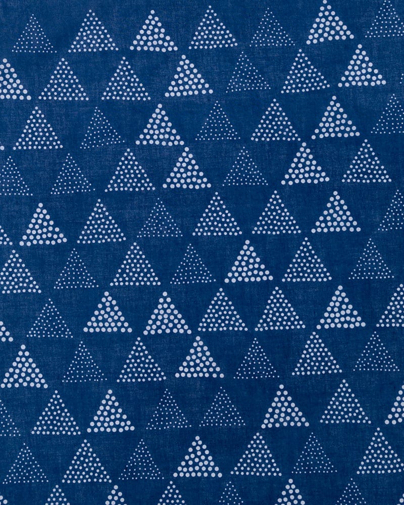 Aizawa Lightweight Indigo Bandana, Uroko Dots