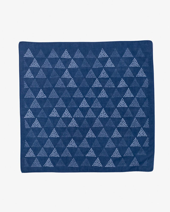 Aizawa Lightweight Indigo Bandana, Uroko Dots
