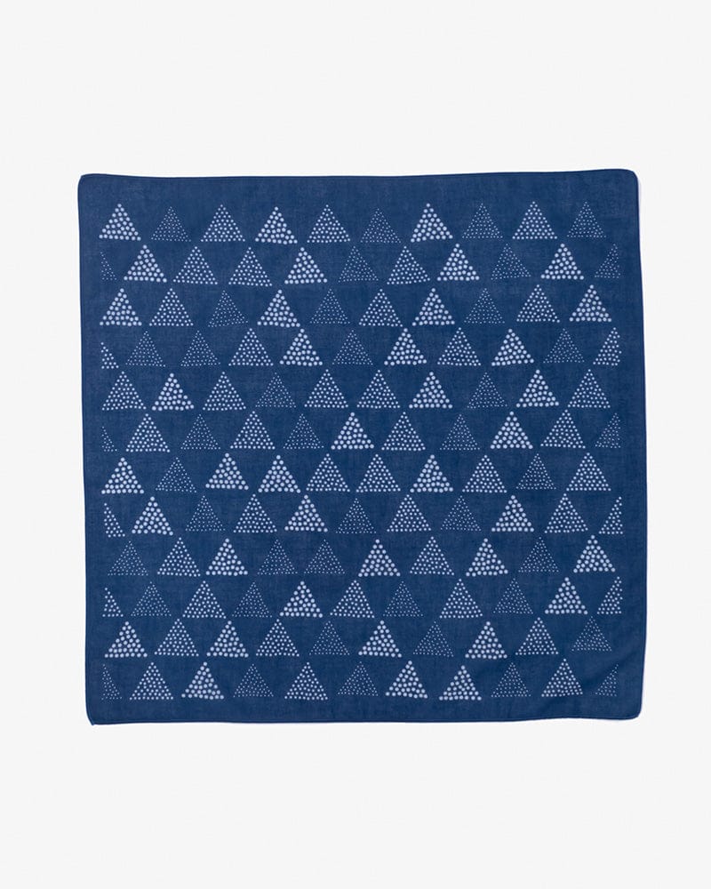 Aizawa Lightweight Indigo Bandana, Uroko Dots – Kiriko Made