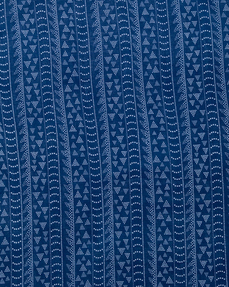 Aizawa Lightweight Indigo Bandana, Multi-pattern Dots