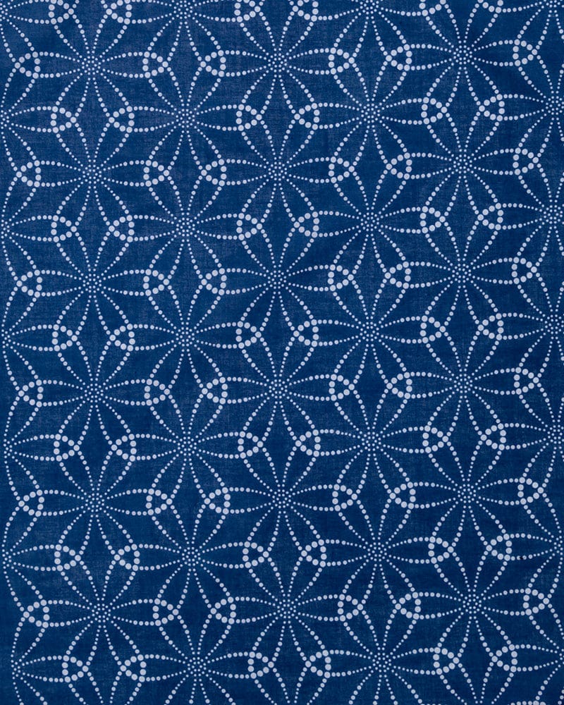Aizawa Lightweight Indigo Bandana, Shippou Dots
