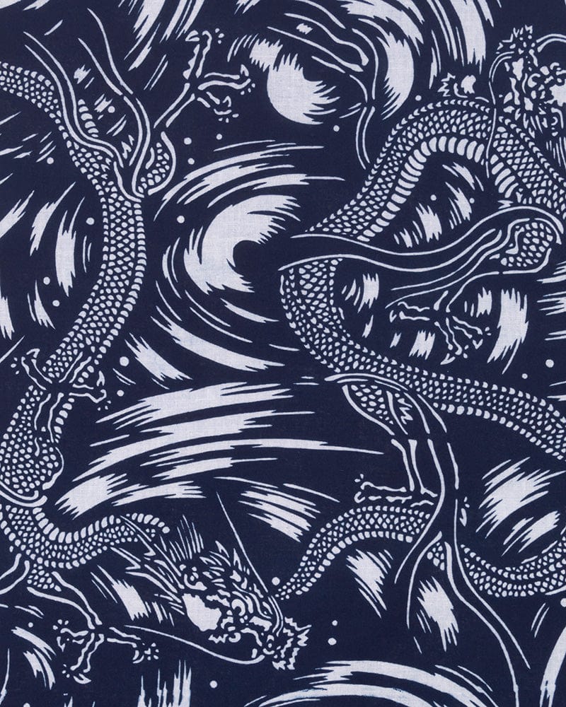 Tenugui, Chusen-Zome, Aizawa Indigo, Dragon