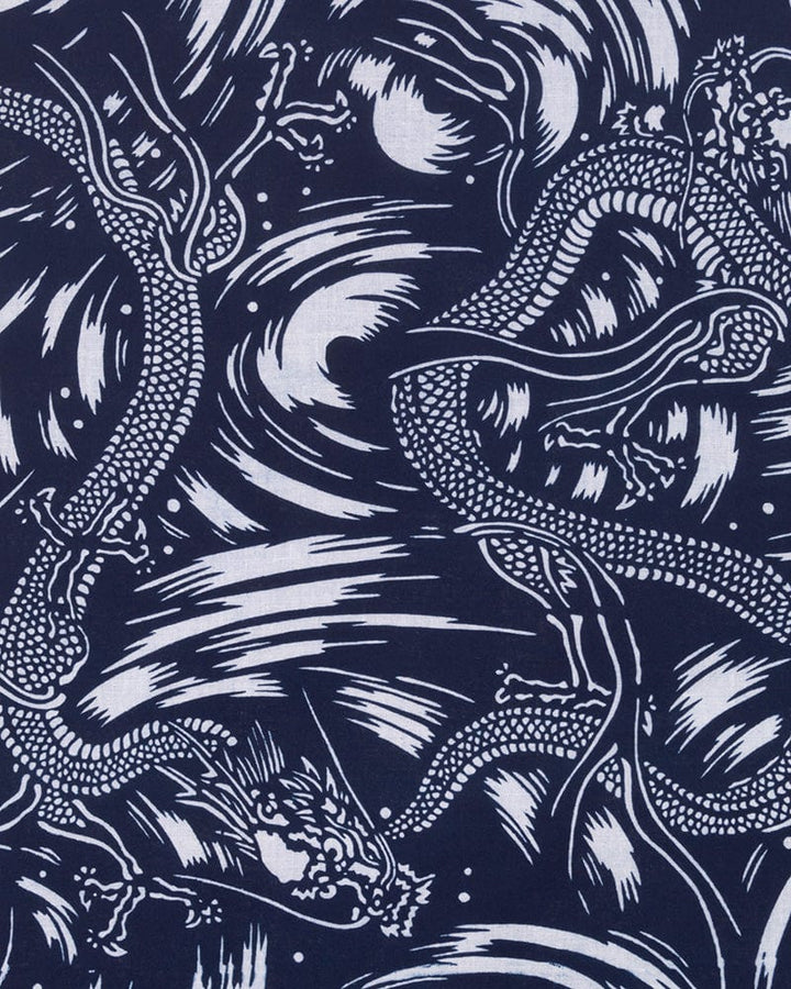 Tenugui, Chusen-Zome, Aizawa Indigo, Dragon
