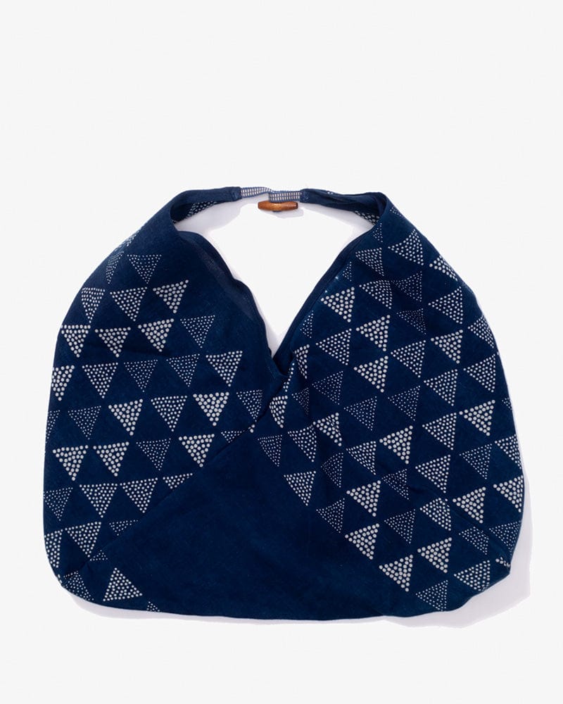 KUROJIRU 30包 Aizawa Indigo Tsuno Bag, Uroko Dots – Kiriko Made