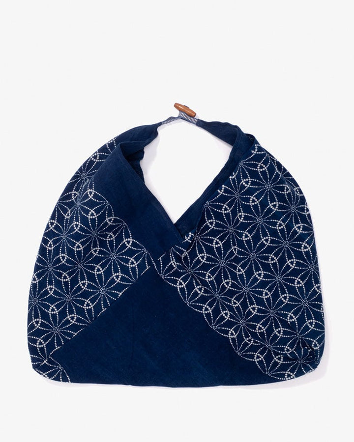 Aizawa Indigo Tsuno Bag, Shippou Dots