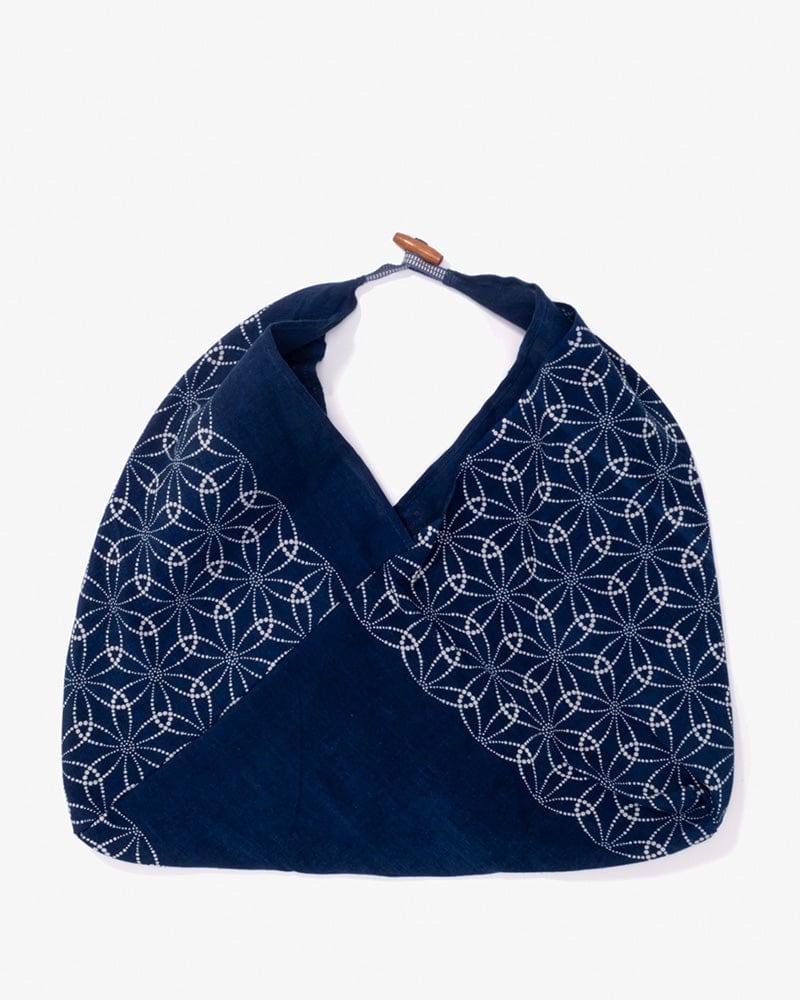 Aizawa Indigo Tsuno Bag, Shippou Dots
