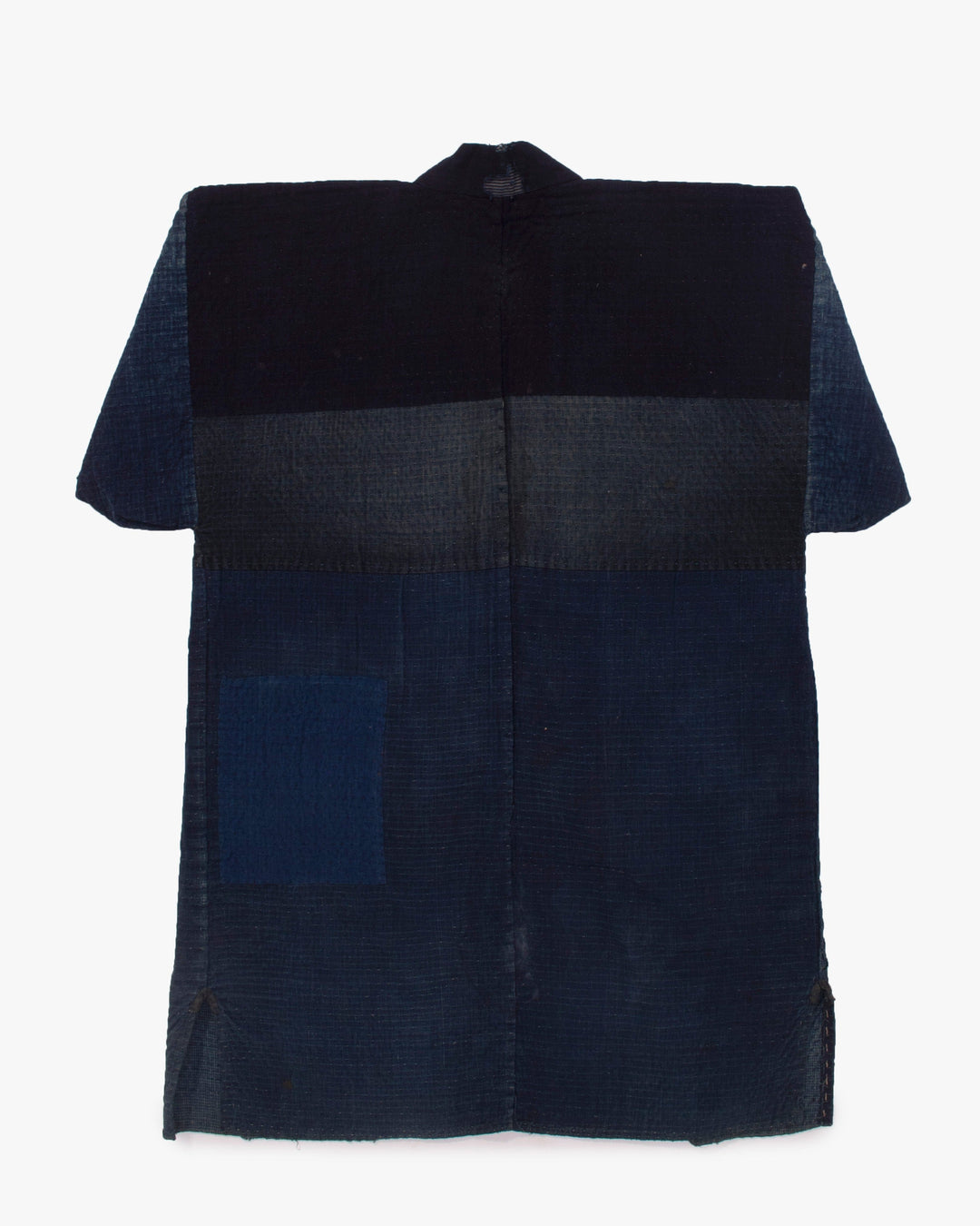 Vintage Noragi Jacket, Boro, Hand Sashiko Stitched, Shades of Indigo